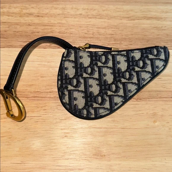Dior oblique saddle Monogram Key Holder change purse charm - Picture 11 of 11